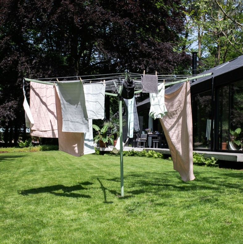 brabantia 50m lift-o-matic washing line with ground spike