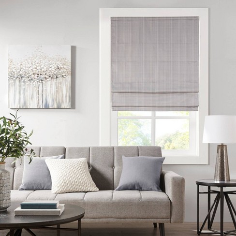 gray window shades