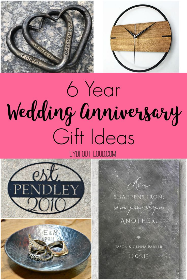 6th wedding anniversary gifts