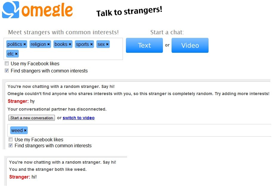 best hashtag for omegle