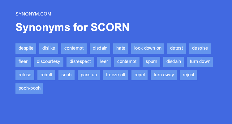 scornful synonym