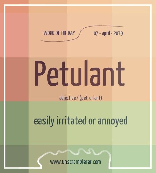 petulant meaning