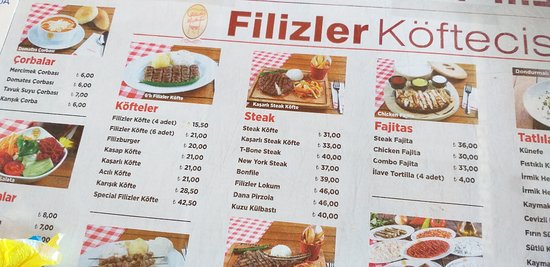 filizler köftecisi