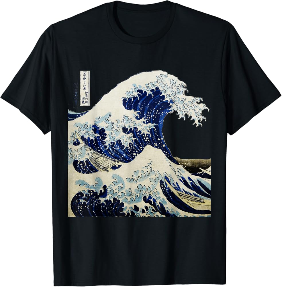 japanese wave shirt