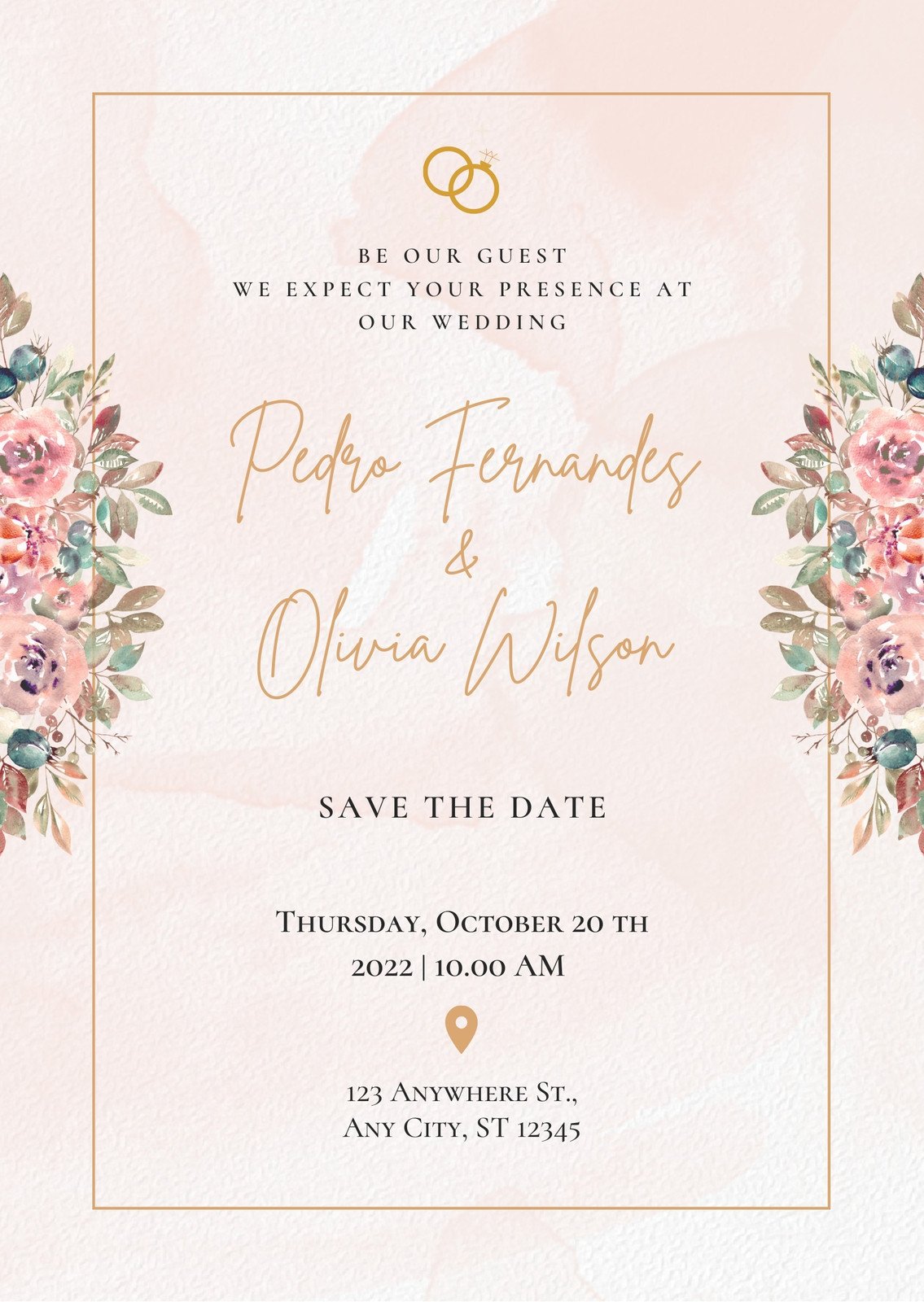 canva wedding invitation templates