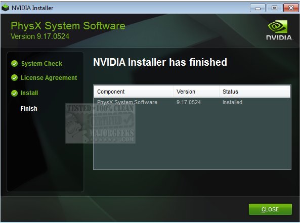 nvidia physx software