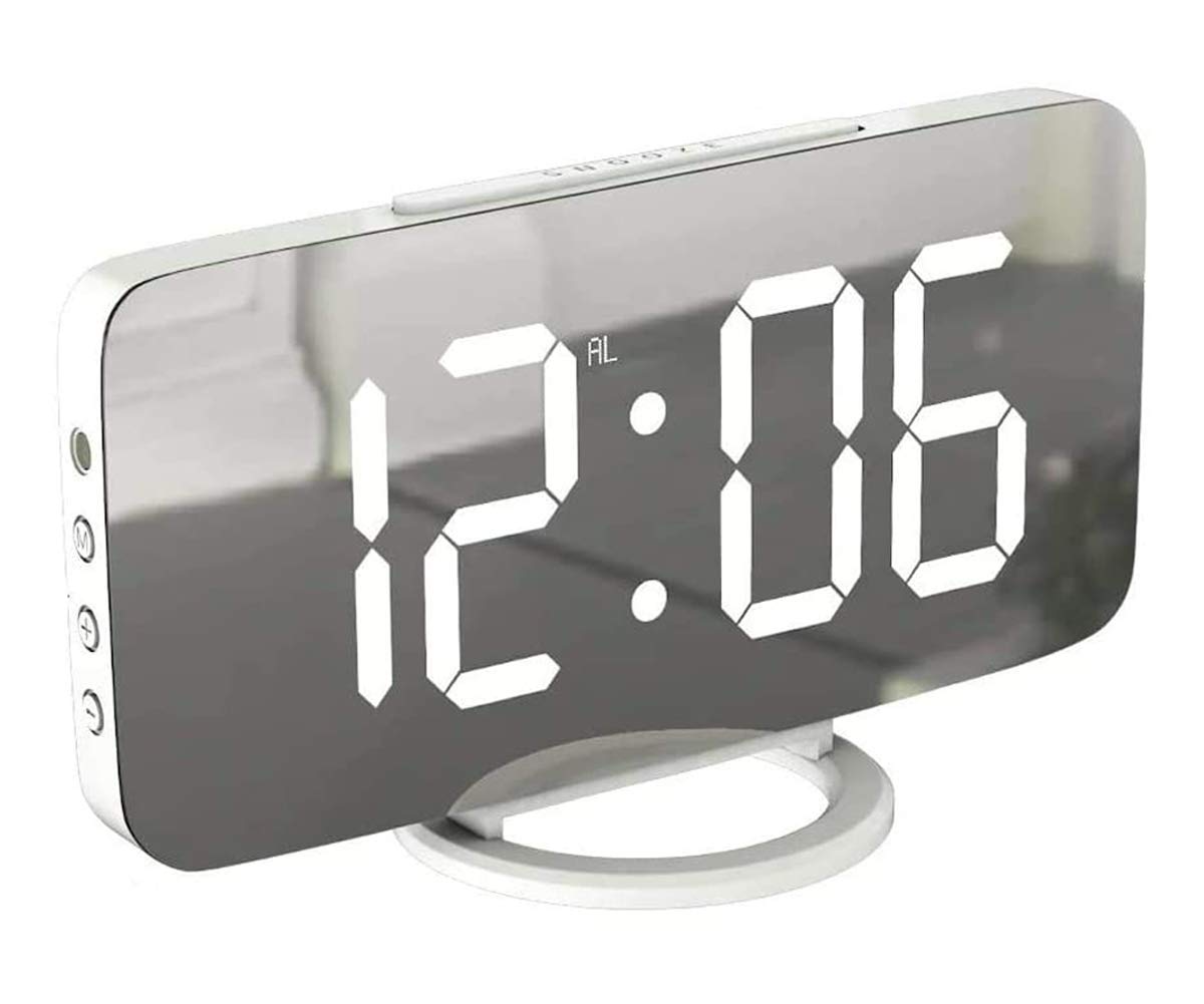 modern digital alarm clock