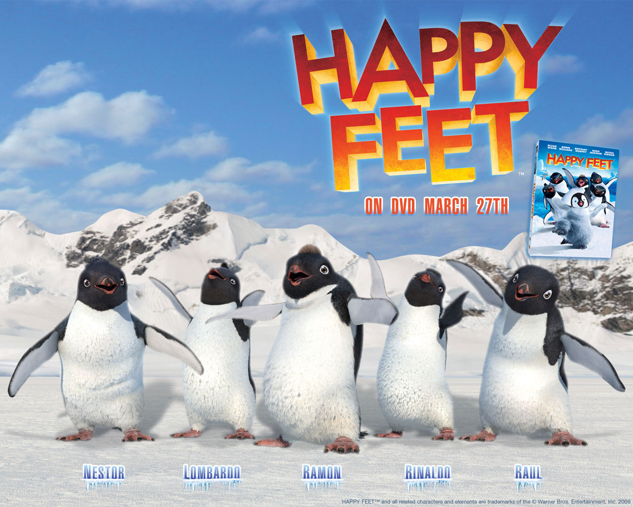 cast of happy feet film series