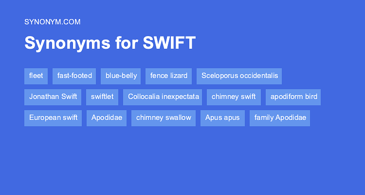 antonyms of swift