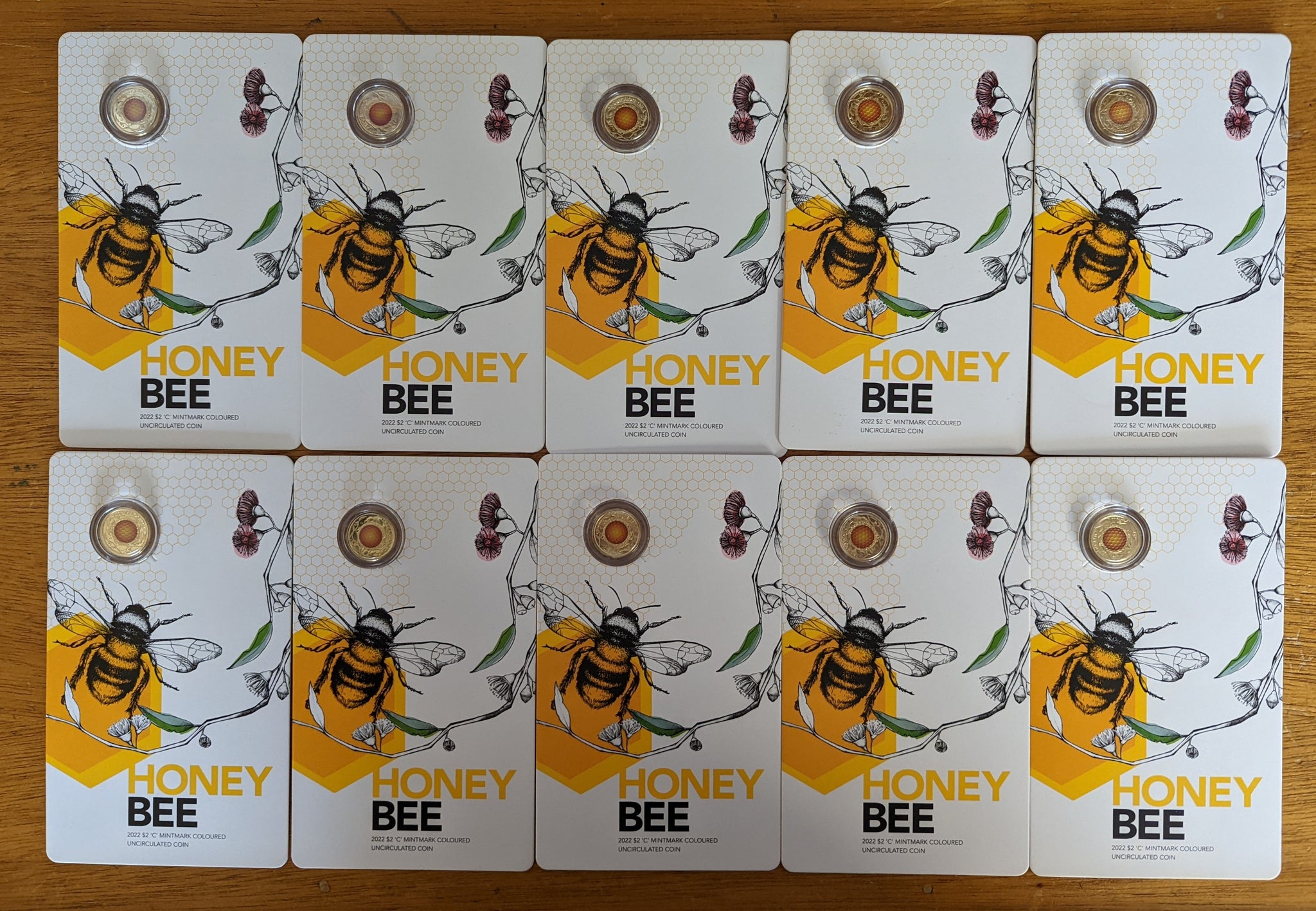 honey bee c mint mark