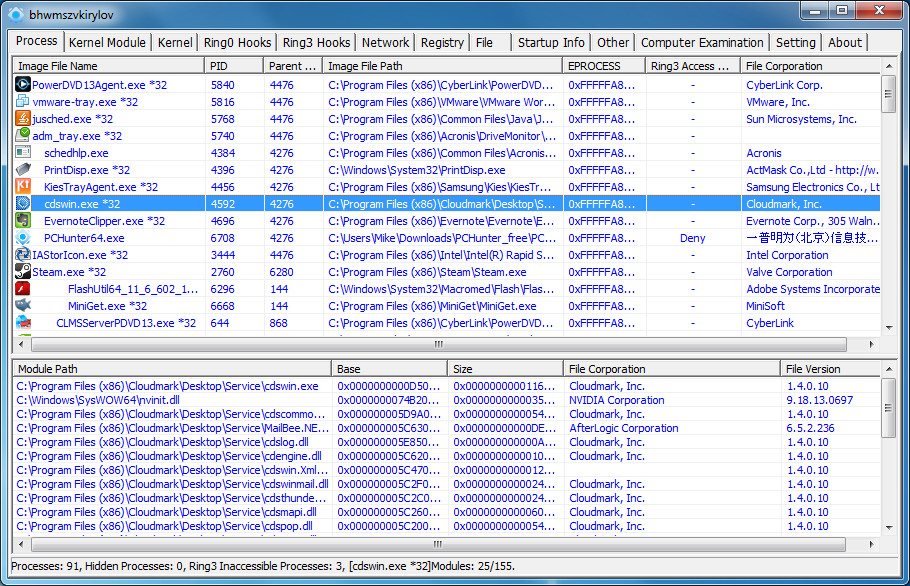 pc hunter load driver error