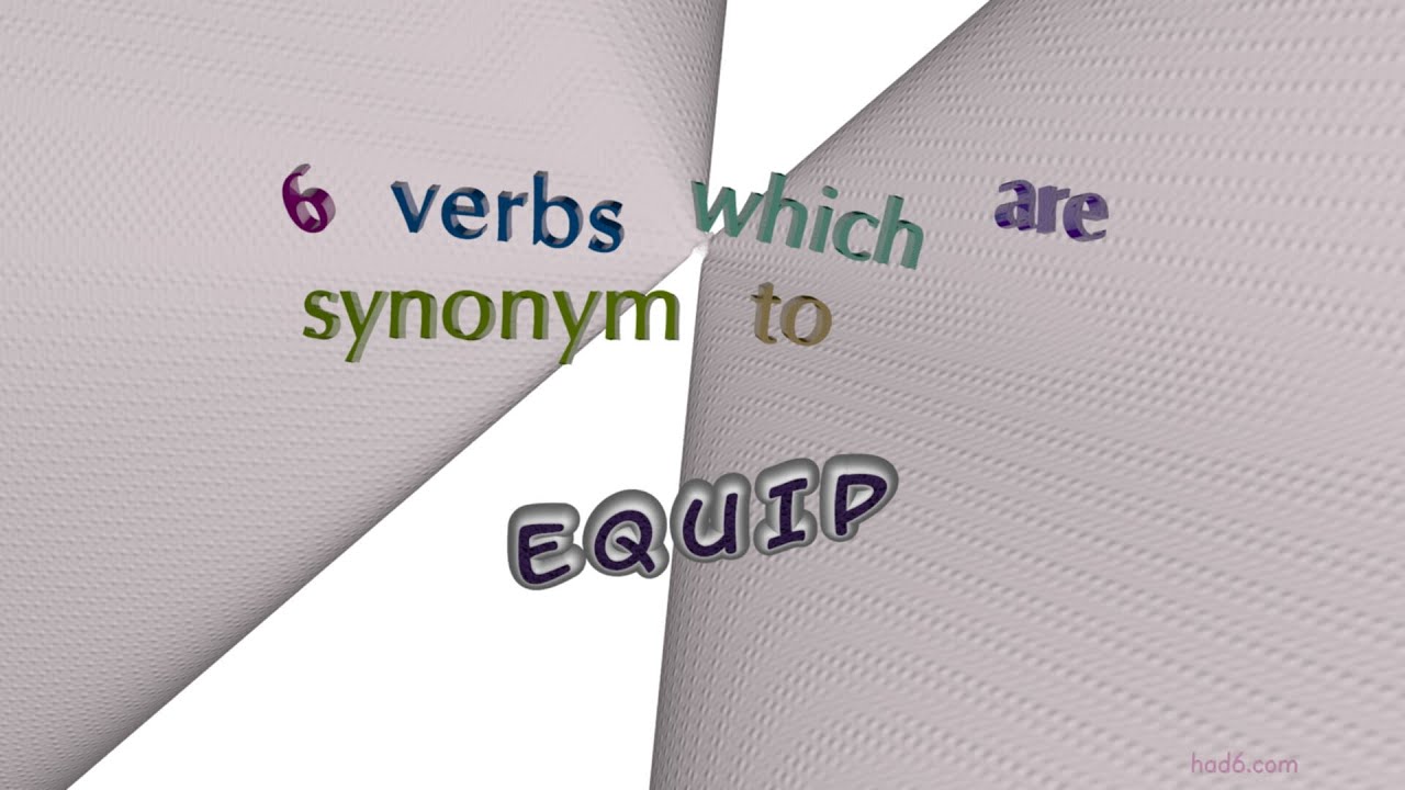 equip synonym