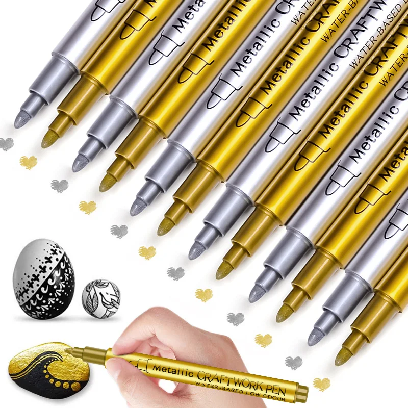 gold paint pen for metal