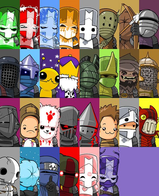 castle crashers characters