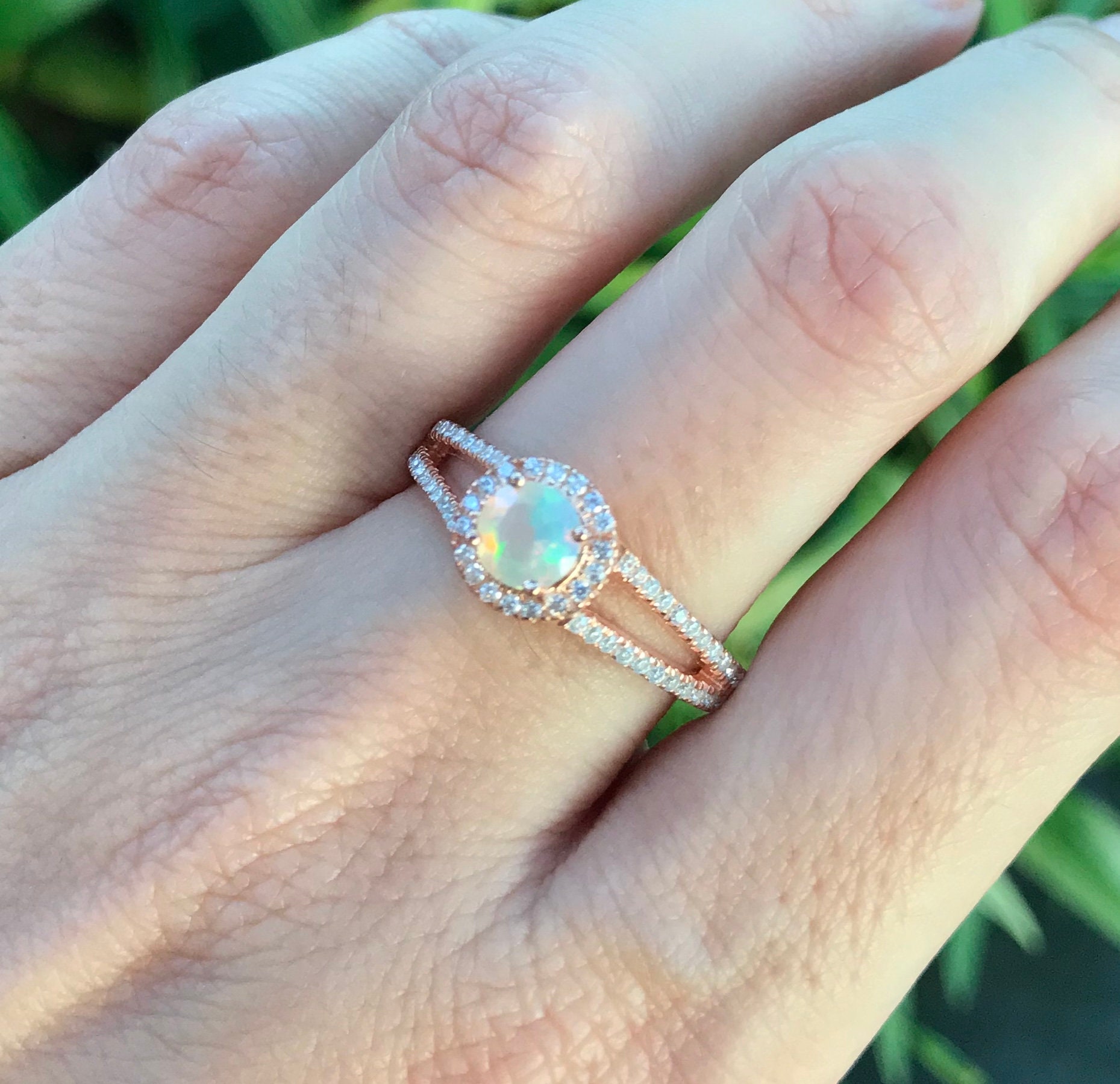 opal promise rings