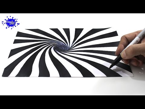 como hacer dibujos con ilusion optica