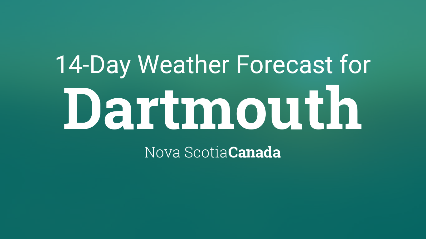 14 day weather forecast dartmouth