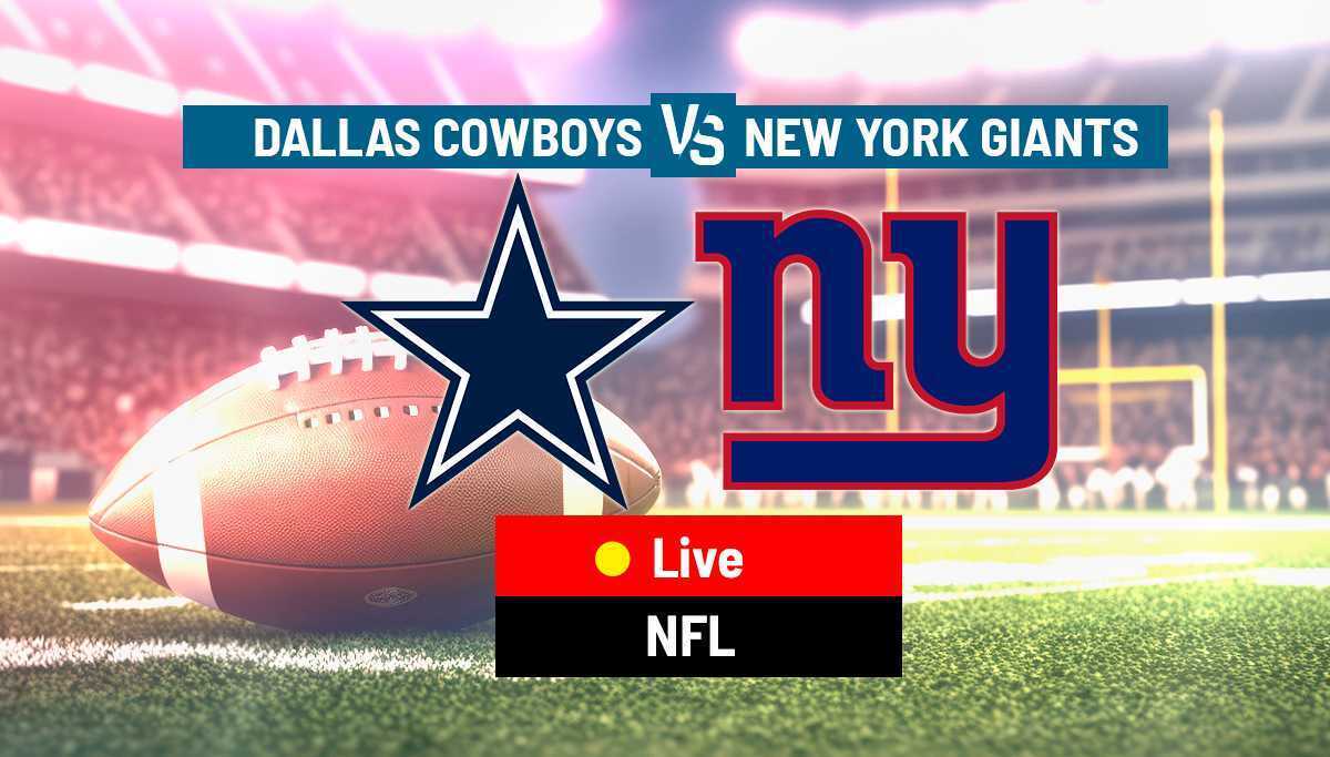 ny giants vs dallas cowboys score