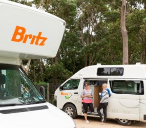 britz campervan hire sunshine coast
