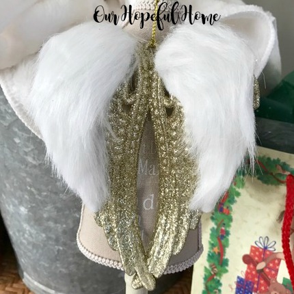 dollar tree angel wings ornament