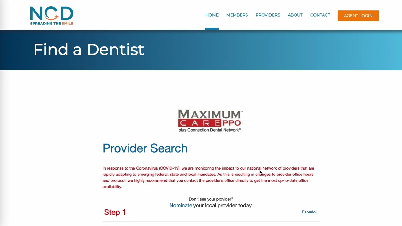 ncd dental providers