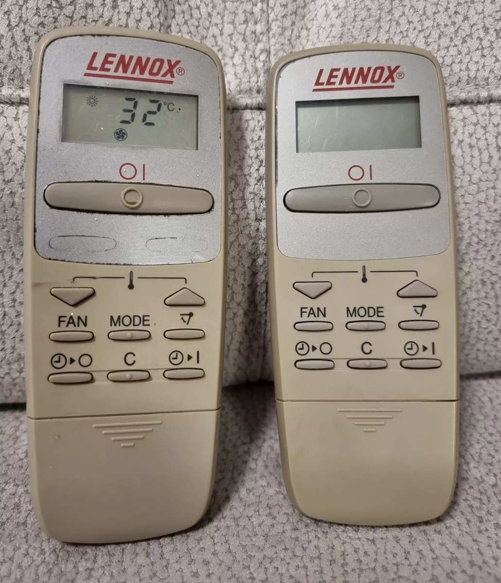 control remoto aire acondicionado lennox