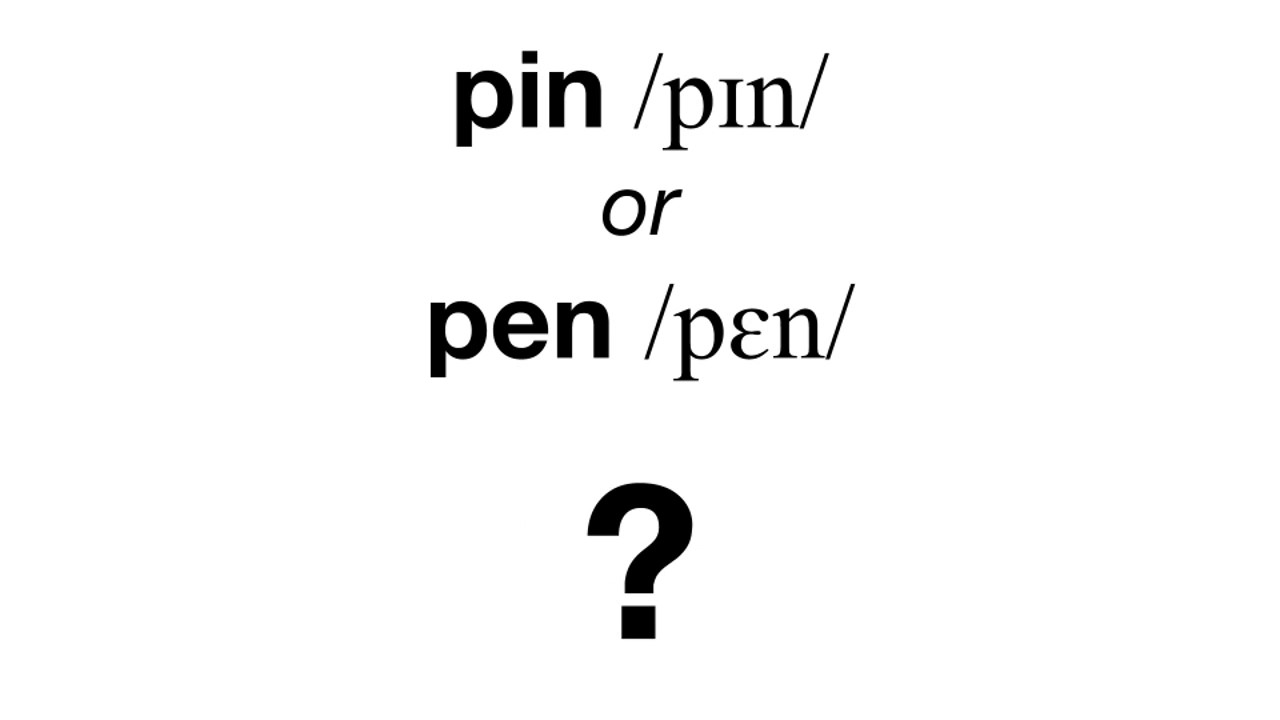 pin pronunciation