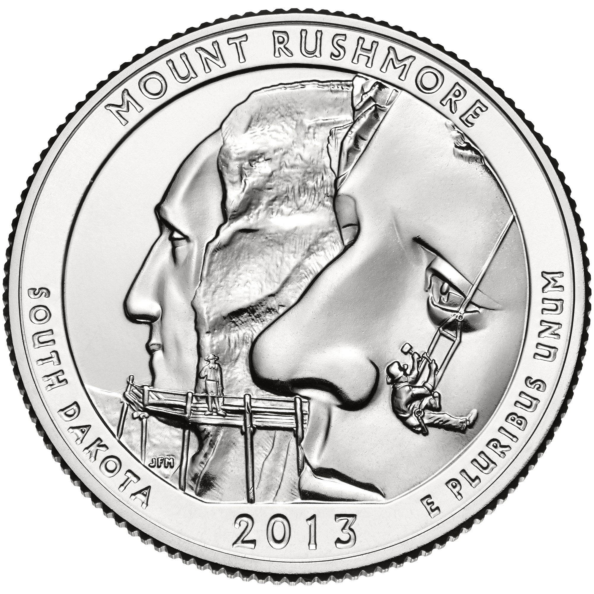 quarter dollar 2013 mount rushmore