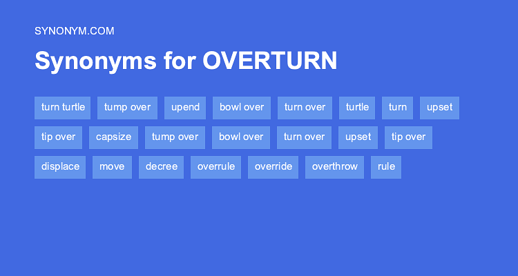 overturned synonym