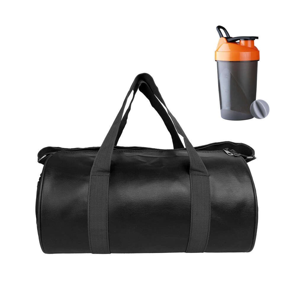 gym bag and shaker combo