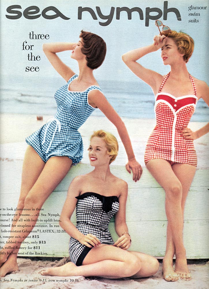 swimwear in the 50s