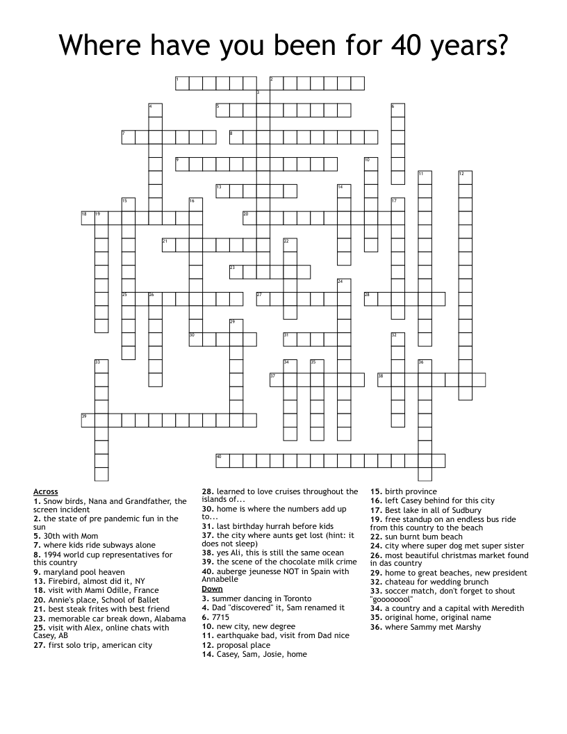 alone solo crossword