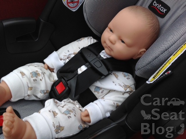 when to take newborn insert out of car seat britax