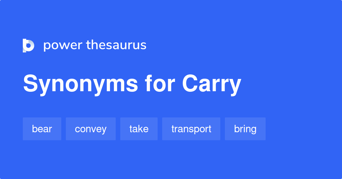 carry synonym