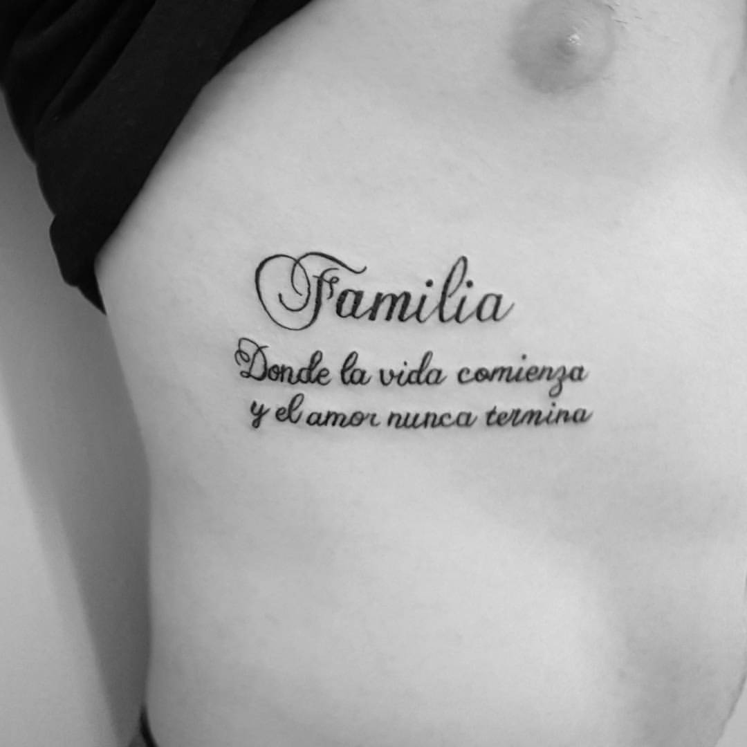 frases familia tatuajes