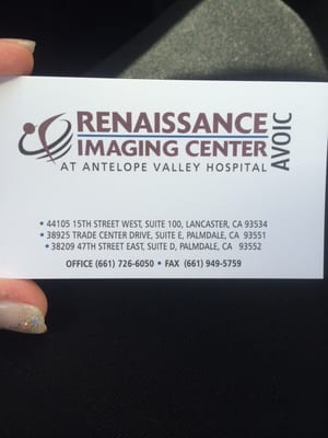 renaissance imaging center lancaster ca