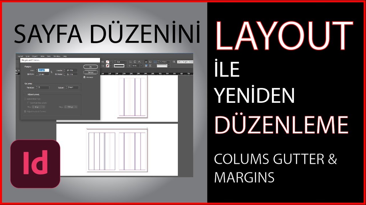 indesign sayfayı yeniden boyutlandırma