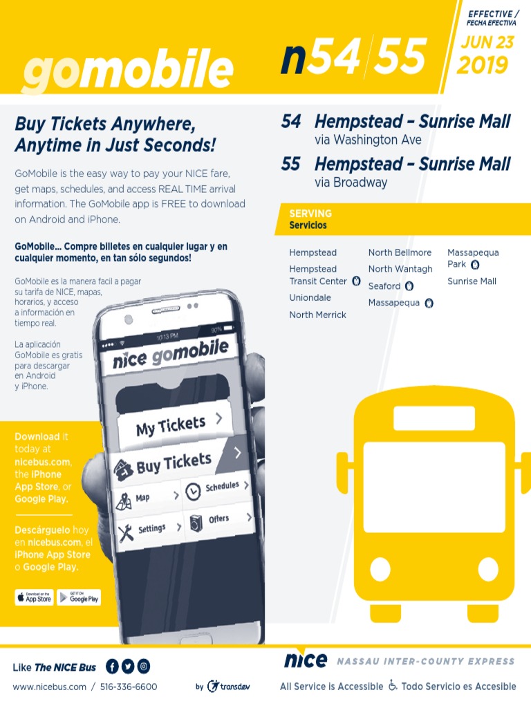 n55 n54 bus schedule