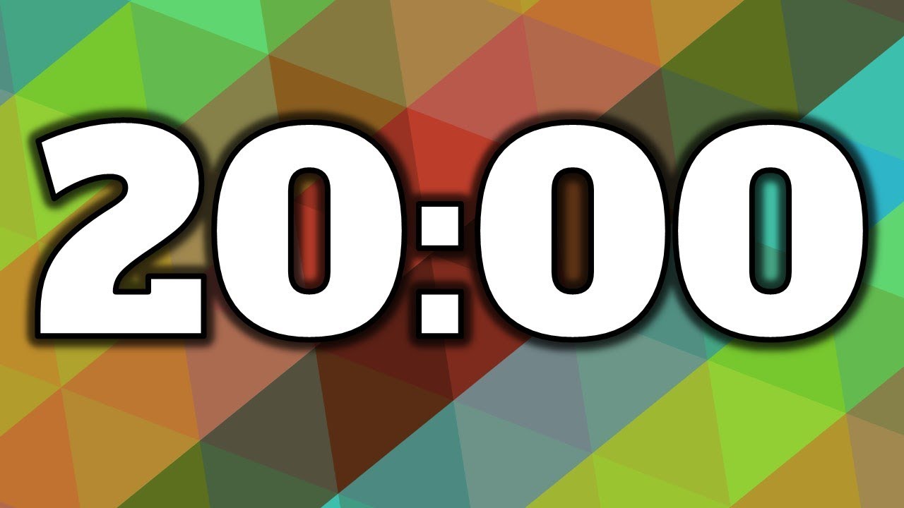 timer for 20 minutes