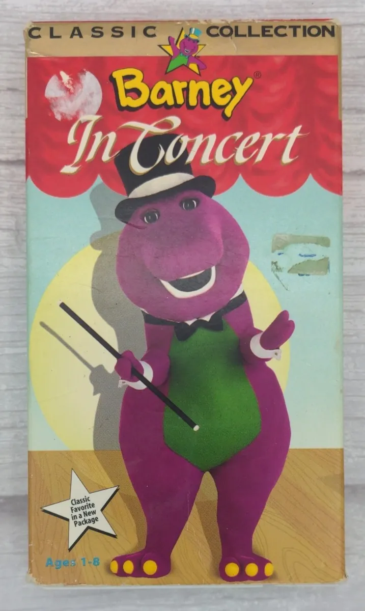 barney in concert vhs