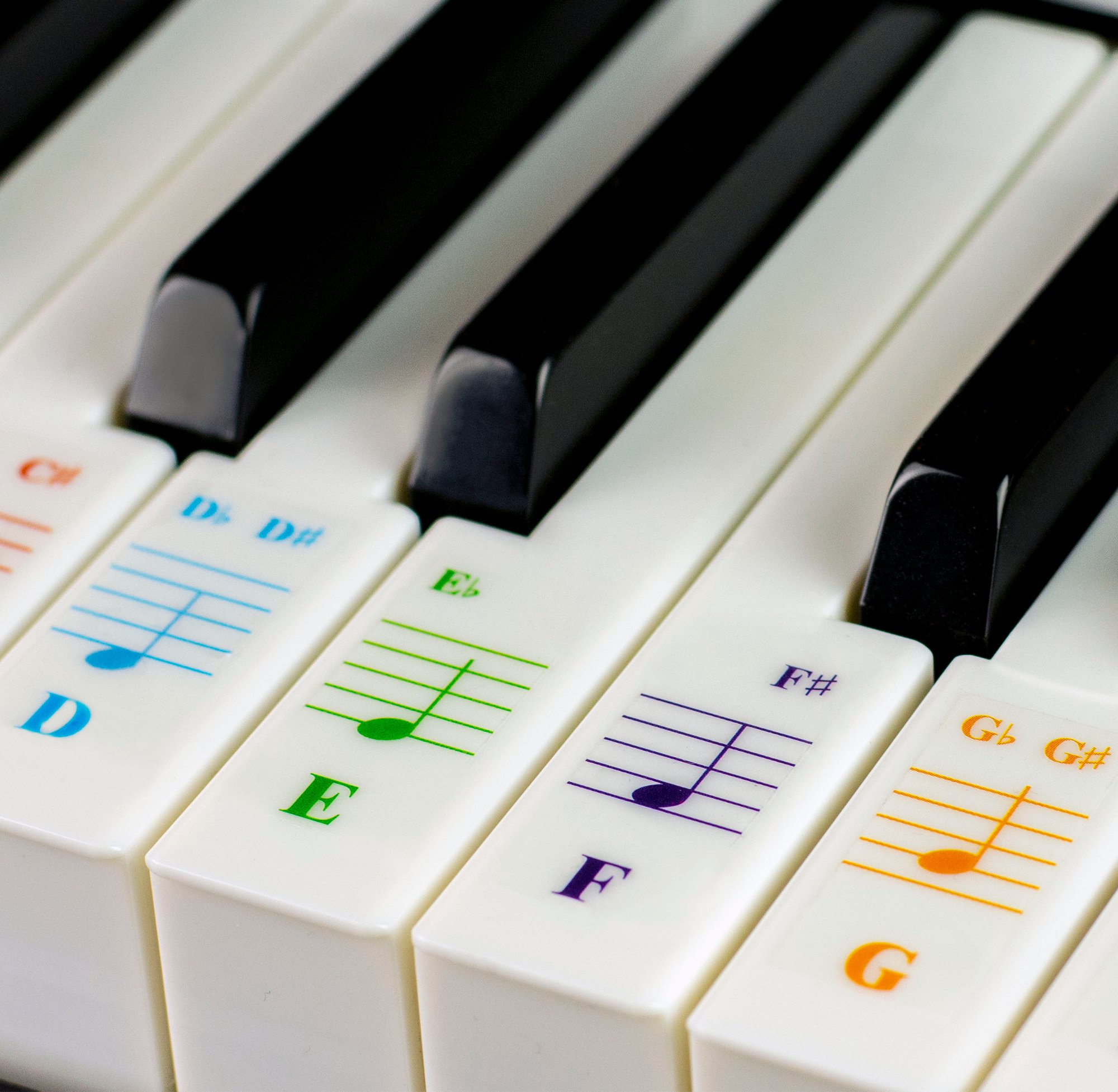 stickers for piano