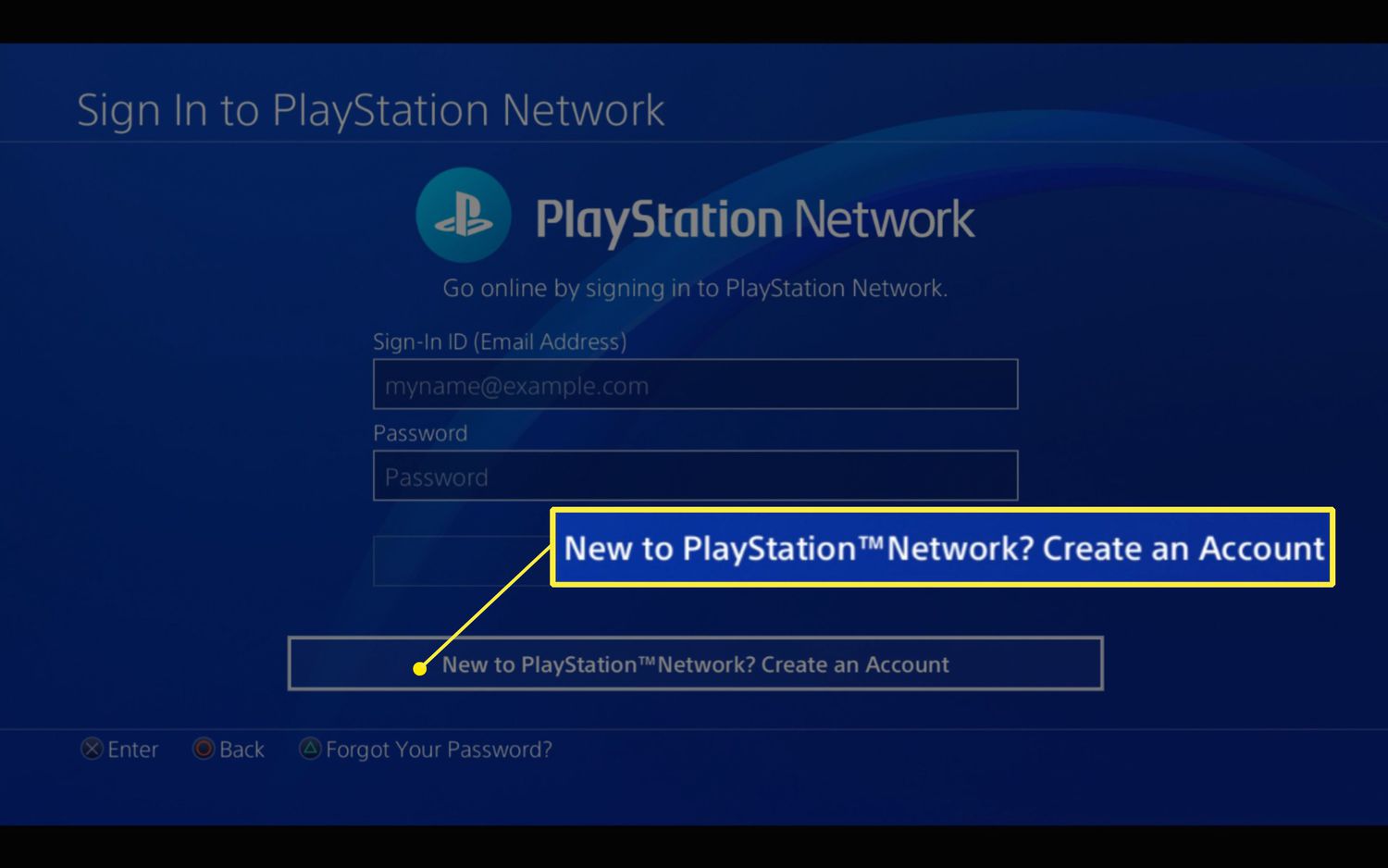 playstation network account