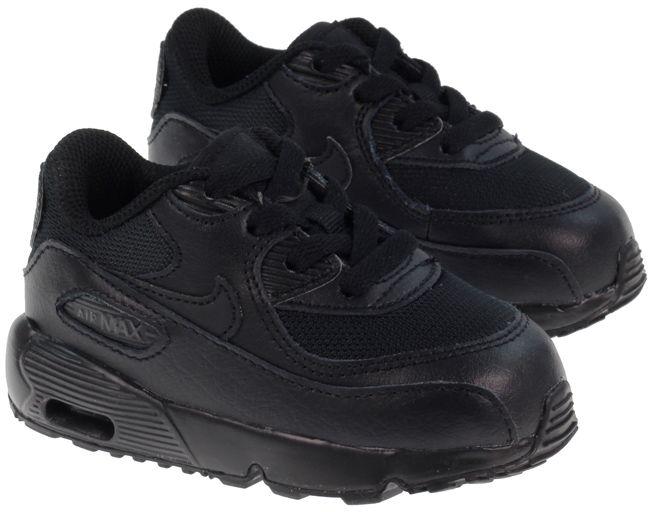 black infant nike trainers