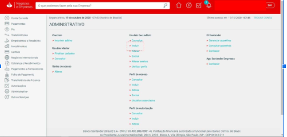 santander internet banking