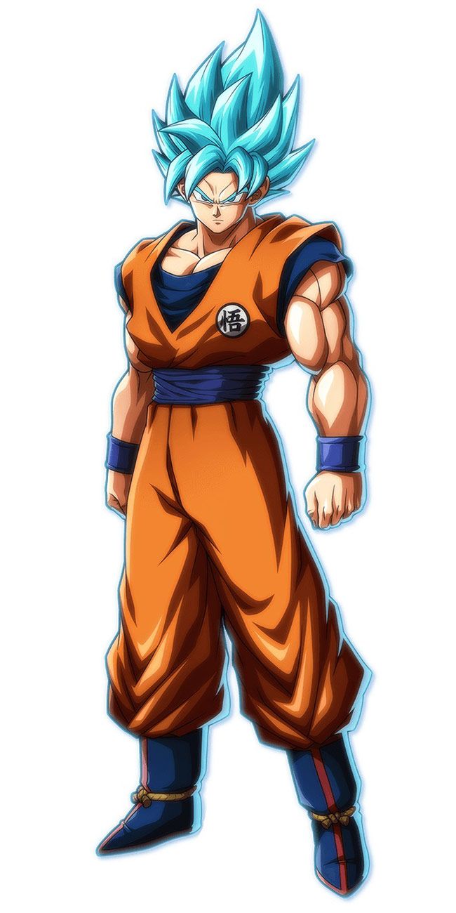 dragon ball goku ssj blue