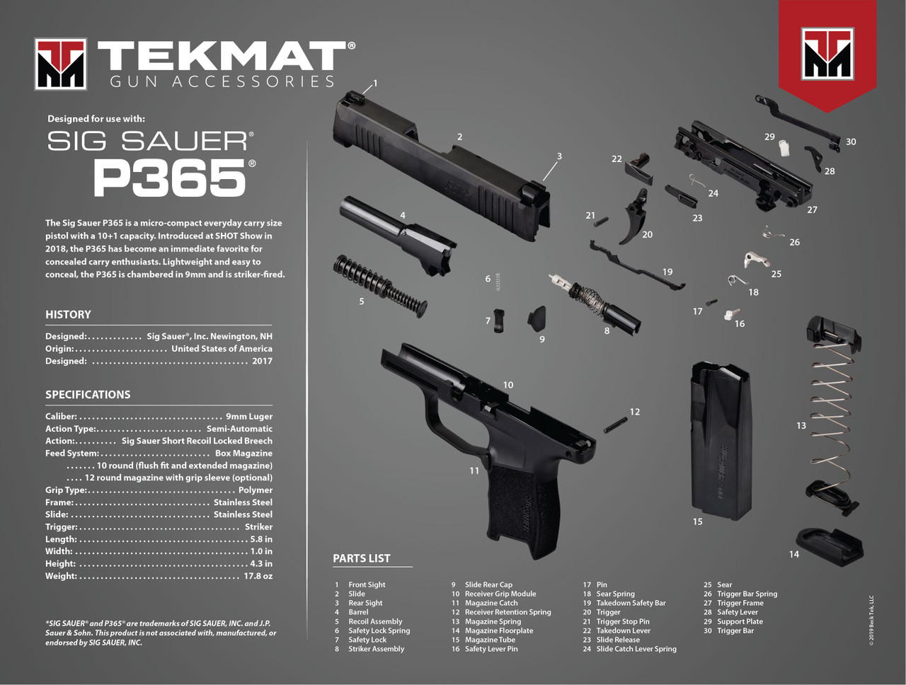 how to clean a sig p365xl