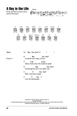 a day in the life chords