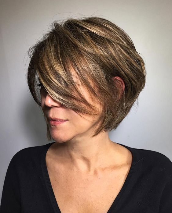 short haircuts for women over 50