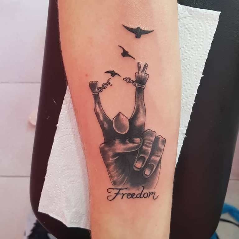 tattoo symbolising freedom