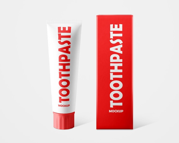 red tube toothpaste